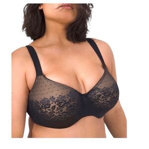 Cacique Plus Size Full Coverage Balconette Bra Size 42C